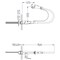Alfi Brand Brushed Nickel Kitchen Faucet with Black Rubber Stem ABKF3001-BN - alternate 3